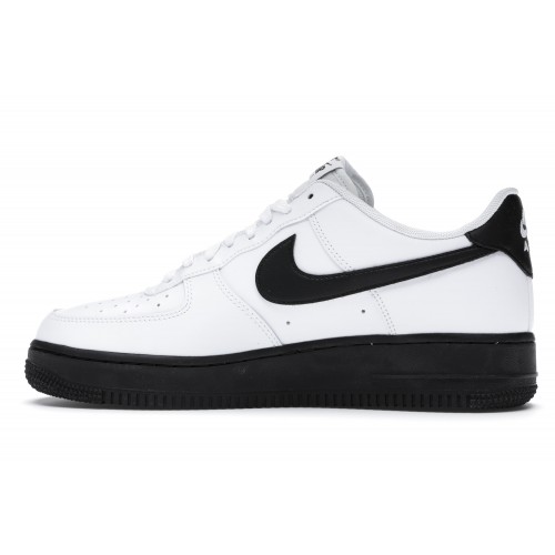 Кроссы Nike Air Force 1 Low White Black Midsole - мужская сетка размеров
