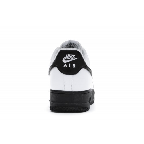 Кроссы Nike Air Force 1 Low White Black Midsole - мужская сетка размеров