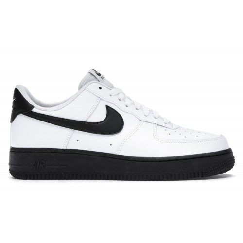 Кроссы Nike Air Force 1 Low White Black Midsole - мужская сетка размеров