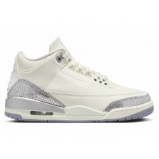 Женские кроссовки Jordan 3 Retro Sail Cement Grey (W)