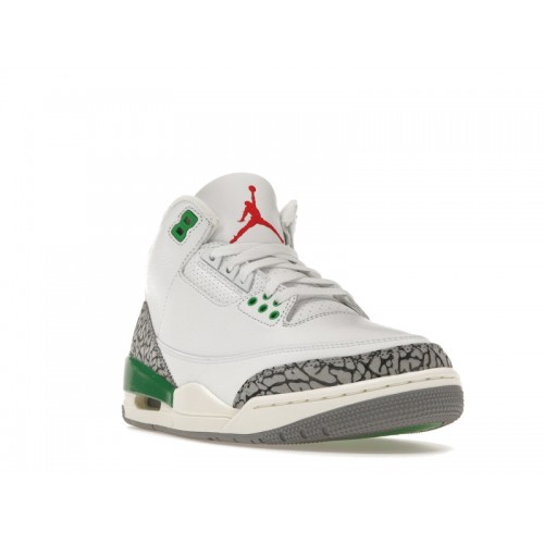 Кроссы Jordan 3 Retro Lucky Green (W) - женская сетка размеров