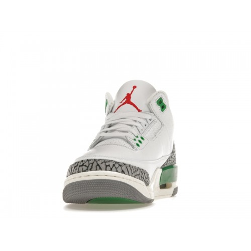 Кроссы Jordan 3 Retro Lucky Green (W) - женская сетка размеров