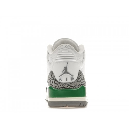 Кроссы Jordan 3 Retro Lucky Green (W) - женская сетка размеров