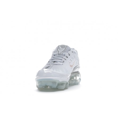 Кроссы Nike Air VaporMax 360 Triple White (W) - женская сетка размеров