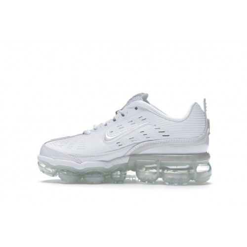 Кроссы Nike Air VaporMax 360 Triple White (W) - женская сетка размеров