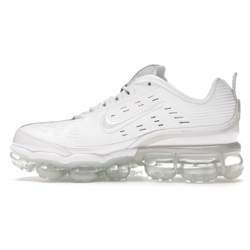 Кроссы Nike Air VaporMax 360 Triple White - мужская сетка размеров