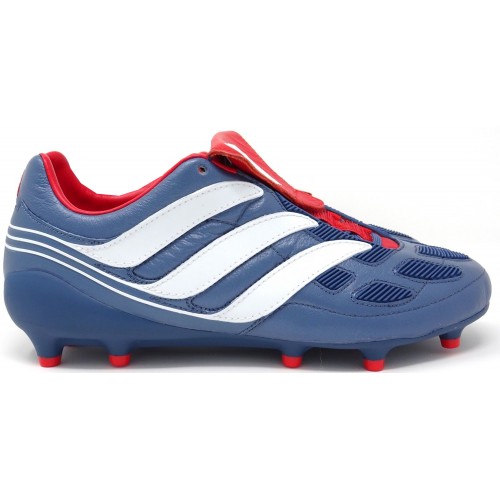 Мужские футбольные бутсы adidas Predator Precision FG Blue Grey Collegiate Red