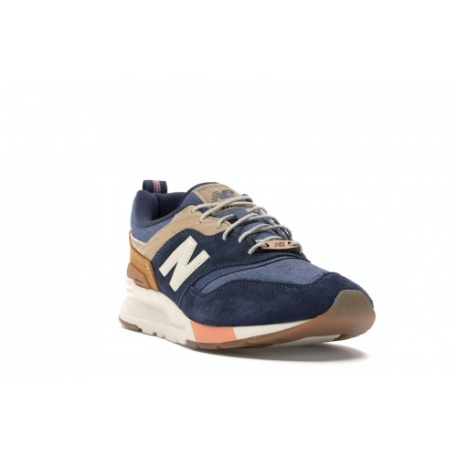 Кроссы New Balance 997H Navy Workwear Brown - мужская сетка размеров