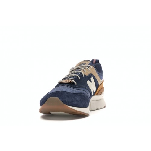 Кроссы New Balance 997H Navy Workwear Brown - мужская сетка размеров