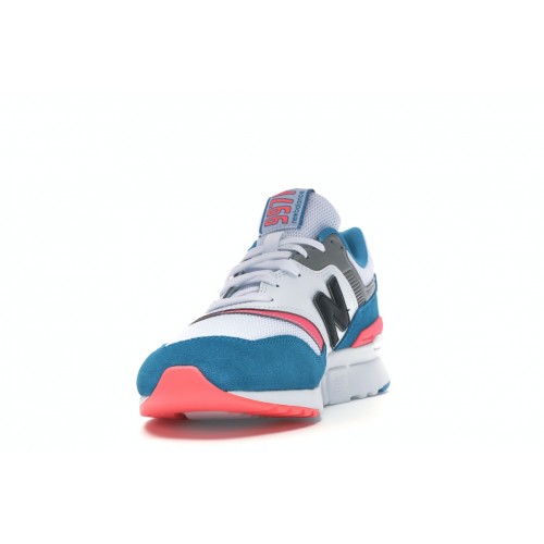 Кроссы New Balance 997 White Aqua - мужская сетка размеров