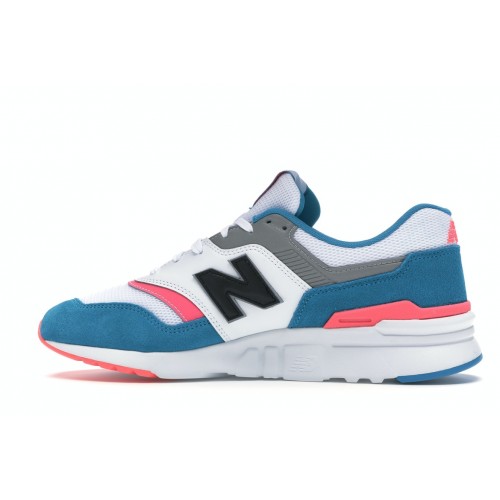 Кроссы New Balance 997 White Aqua - мужская сетка размеров