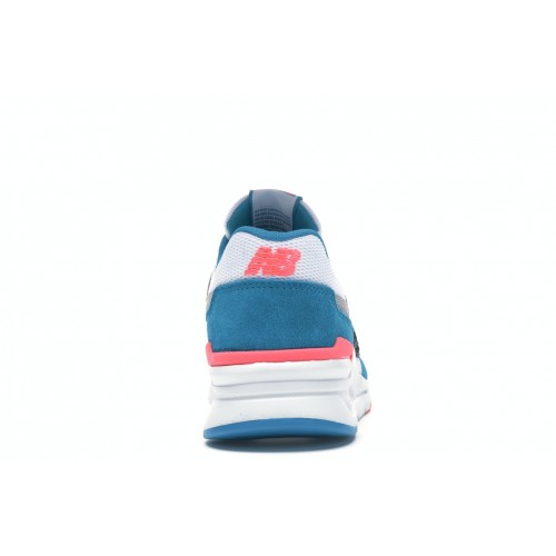 Кроссы New Balance 997 White Aqua - мужская сетка размеров