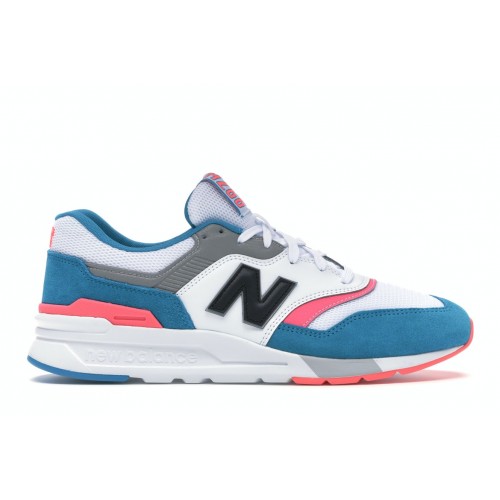 Кроссы New Balance 997 White Aqua - мужская сетка размеров