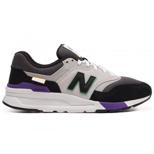 Кроссы New Balance 997H Black Grey Purple - мужская сетка размеров