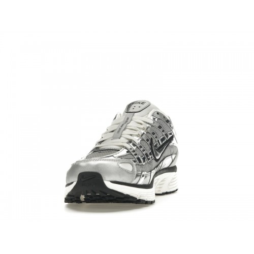 Кроссы Nike P-6000 Metallic Silver - мужская сетка размеров