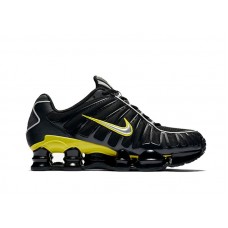 Кроссовки Nike Shox TL Black Dynamic Yellow Metallic Silver