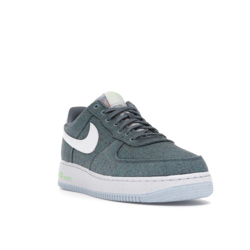 Кроссы Nike Air Force 1 Low 07 Ozone Blue White - мужская сетка размеров