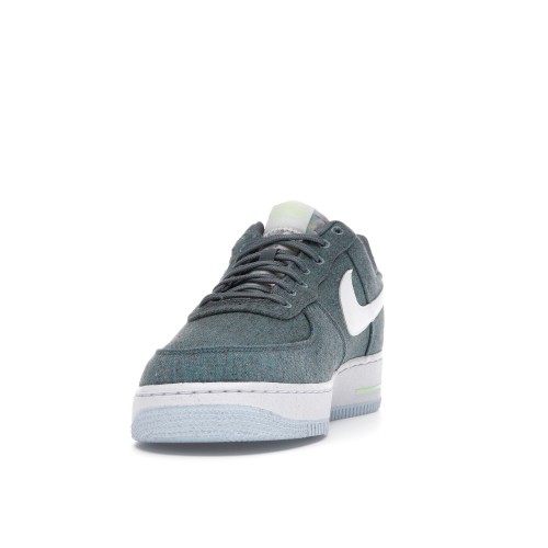 Кроссы Nike Air Force 1 Low 07 Ozone Blue White - мужская сетка размеров