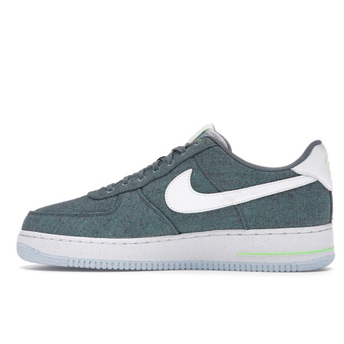 Кроссы Nike Air Force 1 Low 07 Ozone Blue White - мужская сетка размеров