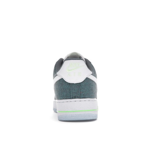 Кроссы Nike Air Force 1 Low 07 Ozone Blue White - мужская сетка размеров