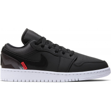 Подростковые кроссовки Jordan 1 Low PSG Paris Saint-Germain (GS)