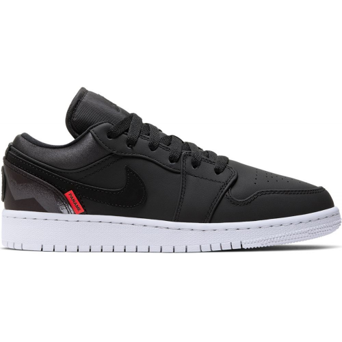 Кроссы Jordan 1 Low PSG Paris Saint-Germain (GS) - подростковая сетка размеров