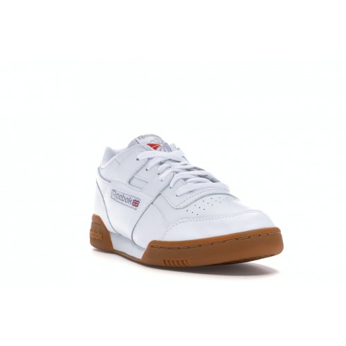 Кроссы Reebok Workout Plus White Gum - мужская сетка размеров