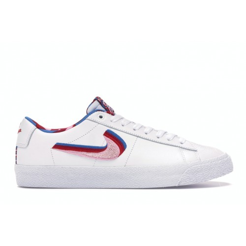 Кроссы Nike SB Blazer Low Parra - мужская сетка размеров