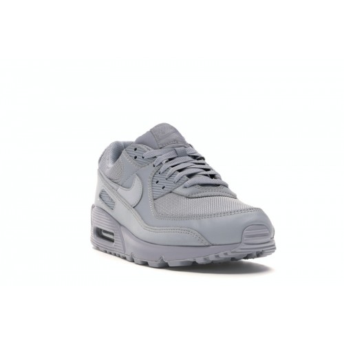 Кроссы Nike Air Max 90 Recraft Wolf Grey - мужская сетка размеров