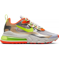 Женские кроссовки Nike Air Max 270 React Desert Ore Volt Orange (W)