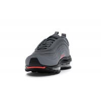 Подростковые Nike Air Max 97 Dark Grey Black Crimson (GS)