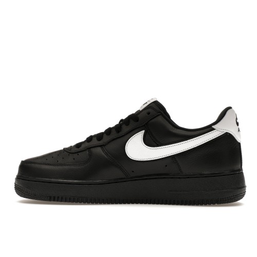 Кроссы Nike Air Force 1 Low QS Black White (2019/2024) - мужская сетка размеров