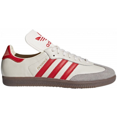 Кроссы adidas Samba Classic OG White Scarlet Granite - мужская сетка размеров