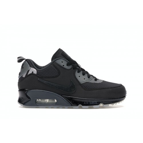 Кроссы Nike Air Max 90 20 Undefeated Black - мужская сетка размеров