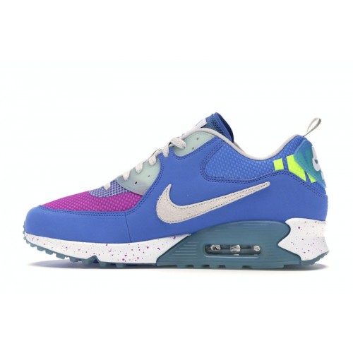 Кроссы Nike Air Max 90 20 Undefeated Blue - мужская сетка размеров