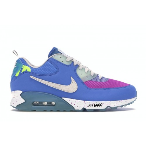 Кроссы Nike Air Max 90 20 Undefeated Blue - мужская сетка размеров