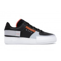 Кроссовки Nike Air Force 1 Type Black Hyper Crimson