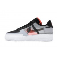 Кроссовки Nike Air Force 1 Type Black Hyper Crimson