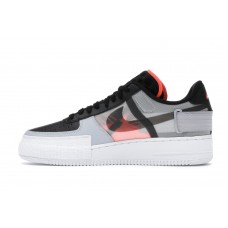 Кроссовки Nike Air Force 1 Type Black Hyper Crimson