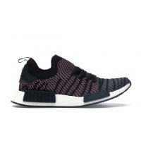 Кроссовки adidas NMD R1 STLT Black Grey Solar Pink