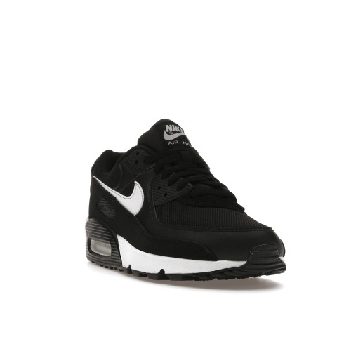 Кроссы Nike Air Max 90 Recraft Black White (W) - женская сетка размеров