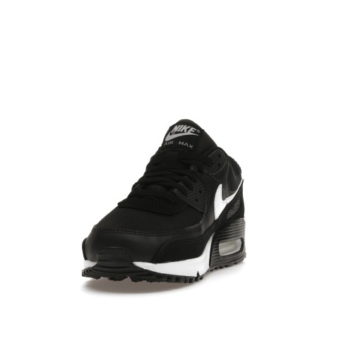 Кроссы Nike Air Max 90 Recraft Black White (W) - женская сетка размеров