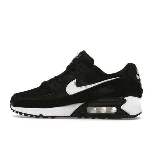 Кроссы Nike Air Max 90 Recraft Black White (W) - женская сетка размеров