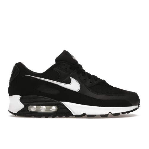 Кроссы Nike Air Max 90 Recraft Black White (W) - женская сетка размеров