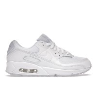 Женские кроссовки Nike Air Max 90 Triple White (W)