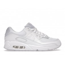 Женские кроссовки Nike Air Max 90 Triple White (W)