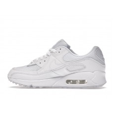 Женские Nike Air Max 90 Triple White (W)