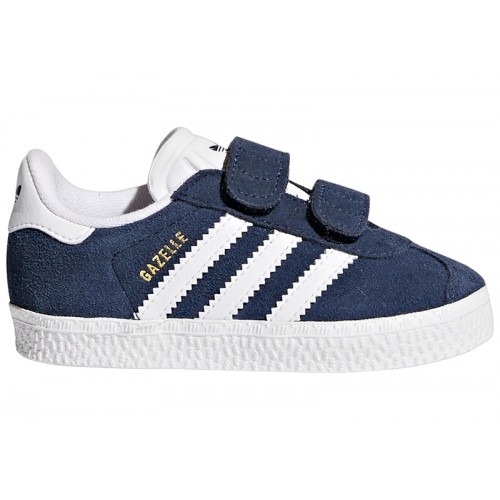 adidas Gazelle Collegiate Navy Cloud White (TD) - детская сетка размеров