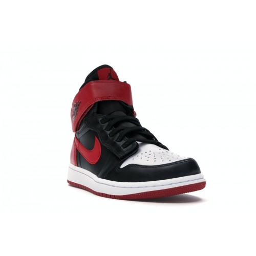 Air Jordan 1 High FlyEase Black Toe - мужская сетка размеров