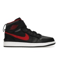 Кроссовки Jordan 1 High FlyEase Black Gym Red Smoke Grey